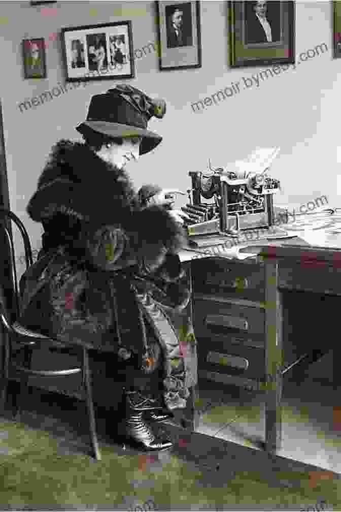 A Black And White Photograph Of Lydia McLaughlin Sitting At A Typewriter, Wearing A Stylish Hat And A Determined Expression. Mary McGrory: The Trailblazing Columnist Who Stood Washington On Its Head