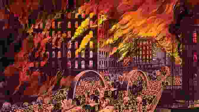 A Dramatic Painting Depicting The Devastation Caused By The Great Fire Of 1871, Which Destroyed Much Of Chicago's Downtown Area The Years They Raised Chicago: A Strange But True 15 Minute Tale (15 Minute Books)