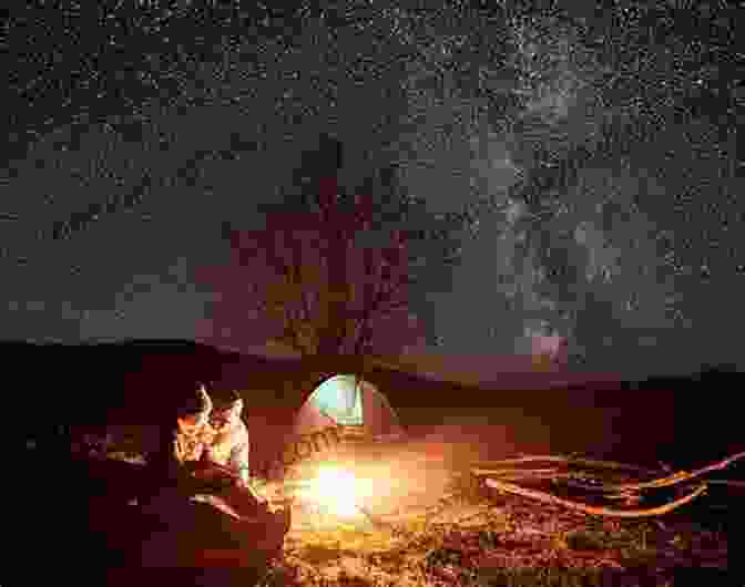 A Group Of Campers Enjoying A Cozy Winter Campfire Under A Starry Night Sky Allen Mike S Really Cool Backcountry Ski Revised And Even Better : Traveling Camping Skills For A Winter Environment (Allen Mike S Series)