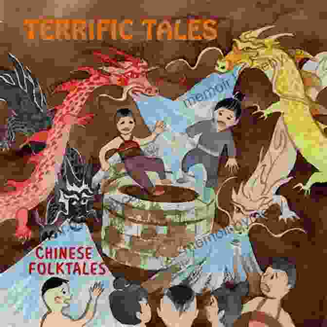 A Group Of People Gathered Around A Storyteller, Listening To A Chinese Folktale A Bilingual Treasury Of Chinese Folktales: Ten Traditional Stories In Chinese And English (Free Online Audio Recordings)