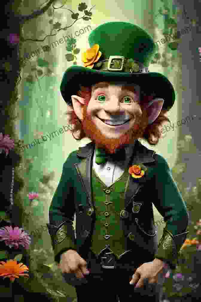 A Leprechaun Stands Amidst A Field Of Lush Green Clovers, His Eyes Twinkling With A Playful Glint. The Story Of The Leprechaun