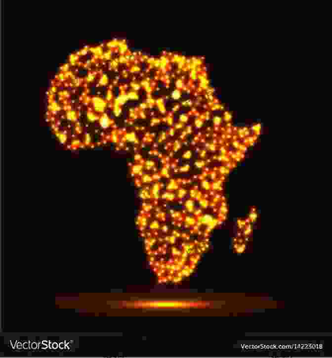 A Map Of The African Continent, With A Glowing Outline Around It, Representing Its Emergence As A Global Powerhouse. The Next Africa: An Emerging Continent Becomes A Global Powerhouse