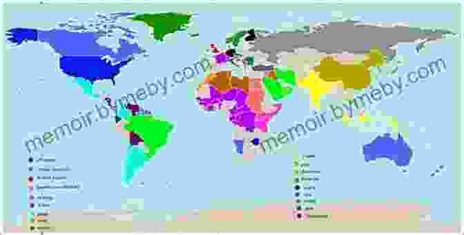 A Map Of The World, Highlighting The Major Global Currencies And Their Corresponding Countries How Global Currencies Work: Past Present And Future