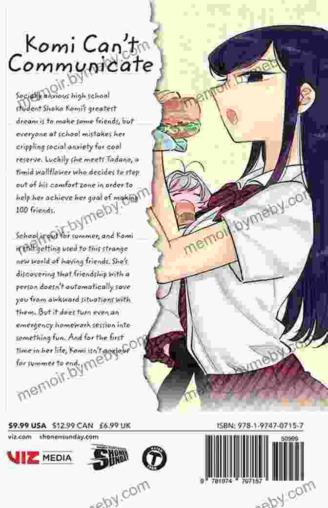 A Page From Komi Can't Communicate Vol. 1 Featuring A Beautifully Drawn Illustration Of Komi Shouko Interacting With Her Friends. Komi Can T Communicate Vol 1