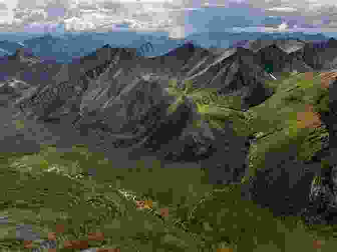 A Panoramic View Of The Vast And Rugged Yukon Wilderness, With Mountains, Lakes, And Forests Stretching Out To The Horizon. Timber Wolf Caroline Pignat