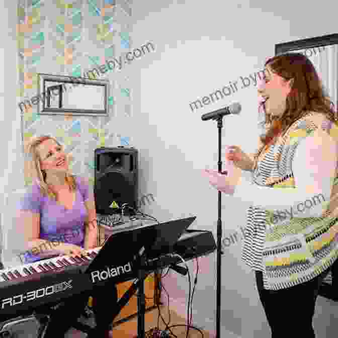 A Singer Practicing Vocal Exercises In A Professional Recording Studio, Honing Their Vocal Techniques And Refining Their Sound. Full Voice: The Art And Practice Of Vocal Presence