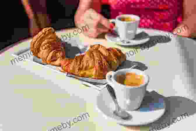 A Tempting Spread Of Croissants, Coffee, And Macarons, Capturing The Essence Of Parisian Breakfast Paris My Sweet: A Year In The City Of Light (and Dark Chocolate)