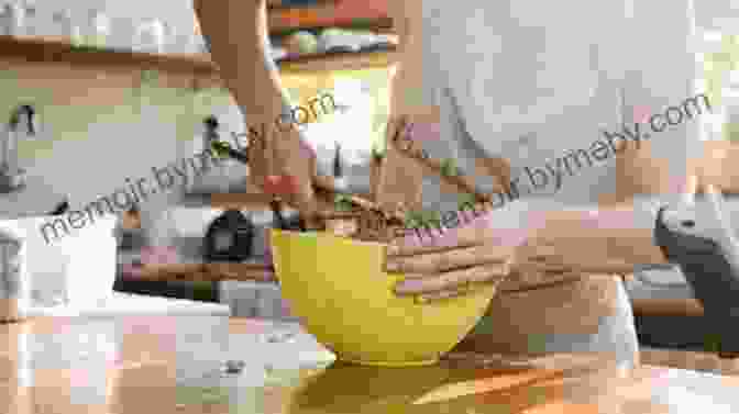 A Woman Kneading Dough In A Bowl Bread Toast Crumbs: Recipes For No Knead Loaves Meals To Savor Every Slice: A Cookbook