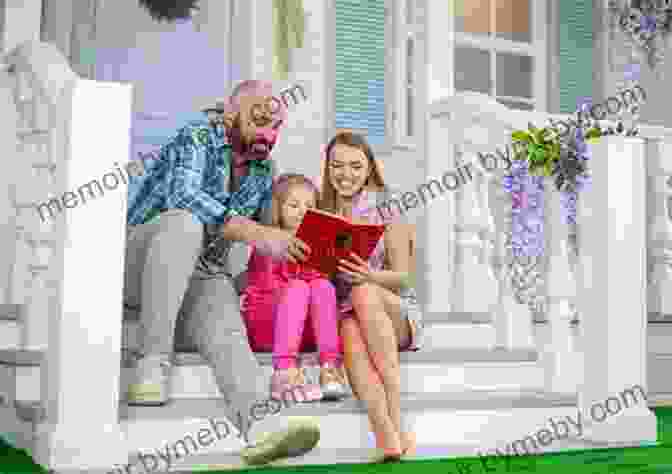 A Young Woman And Her Elderly Father Sit Together On A Porch, Reading A Book. The Story Of My Father: A Memoir