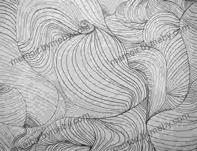 An Intricate Line Drawing Depicting The Sinuous Curves And Sharp Angles Of A Human Figure Exploring The Elements Of Design