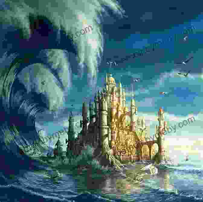 Artistic Depiction Of The Fall Of Atlantis, Illustrating Its Catastrophic Sinking The Story Of Atlantis And The Lost Lemuria