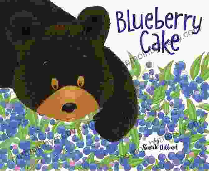 Blueberries Book Cover Featuring Vibrant Blueberries And Green Leaves Blueberries Ellena Savage