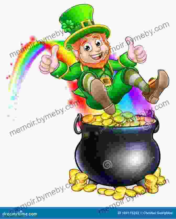 Book Cover Of 'Peter And The Leprechaun' Featuring A Young Boy Holding A Pot Of Gold At The End Of A Rainbow, With A Mischievous Leprechaun Looking On. St Patrick S Day: Peter And The Leprechaun