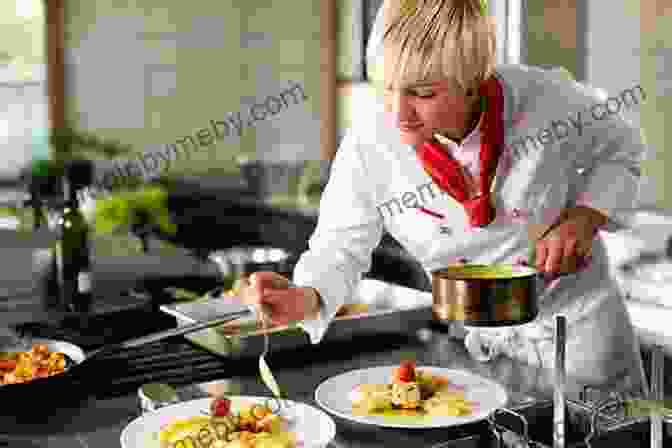 Chef Preparing A Delectable Meal In A California Restaurant. Living The California Dream: African American Leisure Sites During The Jim Crow Era