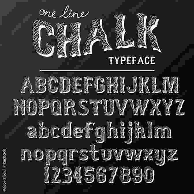 Close Up Of Chalkboard Lettering On A Chalkboard, Showcasing Intricate Typography And Flowing Lines. Chalk Art And Lettering 101: An To Chalkboard Lettering Illustration Design And More Ebook