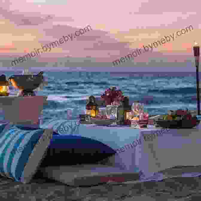 Couple Enjoying A Romantic Dinner On The Beach At Sunset Cupid S Cay Off Governor S Harbour Eleuthera: My Bird S Eye View