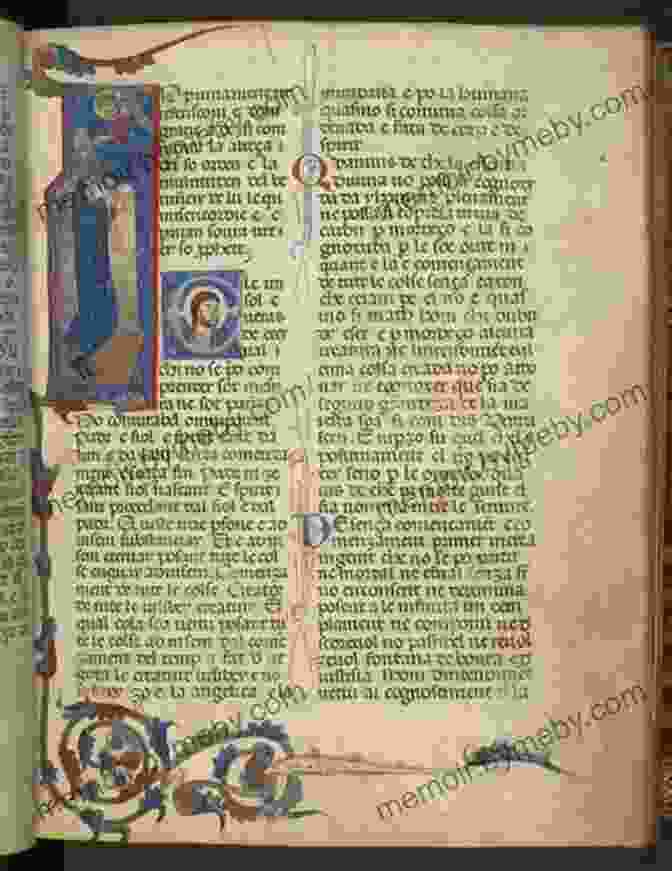 Depiction Of Nathanael Or Bartholomew From A Medieval Manuscript Gospel (Questions) Of St Bartholomew