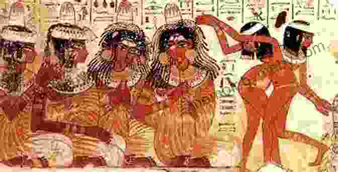 Egyptian Dancers Performing A Ritual Dance Lamb At The Altar: The Story Of A Dance