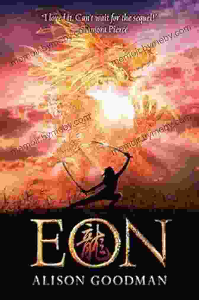 Eon Book Cover Featuring A Young Woman With A Sword And Magical Energy Surrounding Her Eon Alison Goodman