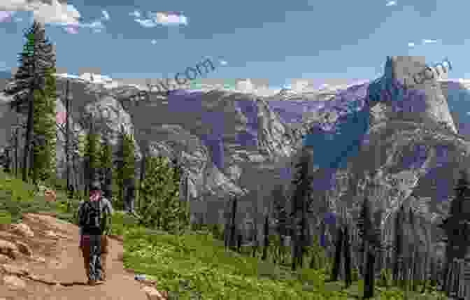 Hikers Enjoying A Scenic Trail In Yosemite National Park. Living The California Dream: African American Leisure Sites During The Jim Crow Era