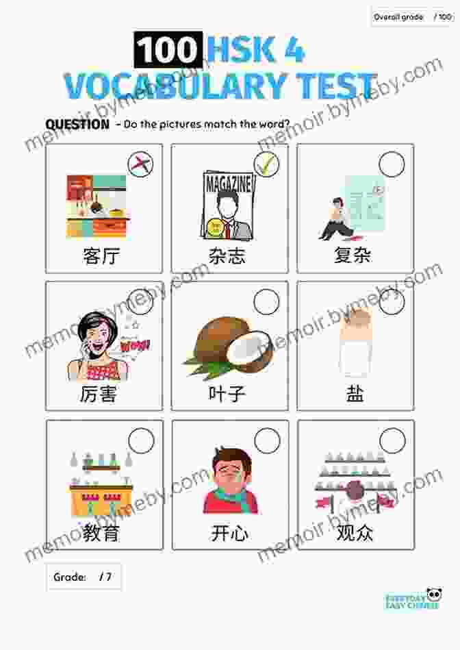 HSK Flash Cards For Vocabulary Retention HSK4 Vocabulary Book: Practice Test HSK 4 Workbook Mandarin Chinese Character With Flash Cards Plus Dictionary This 600 HSK Vocabulary List Standard Course Workbook Is Designed For Test Preparation