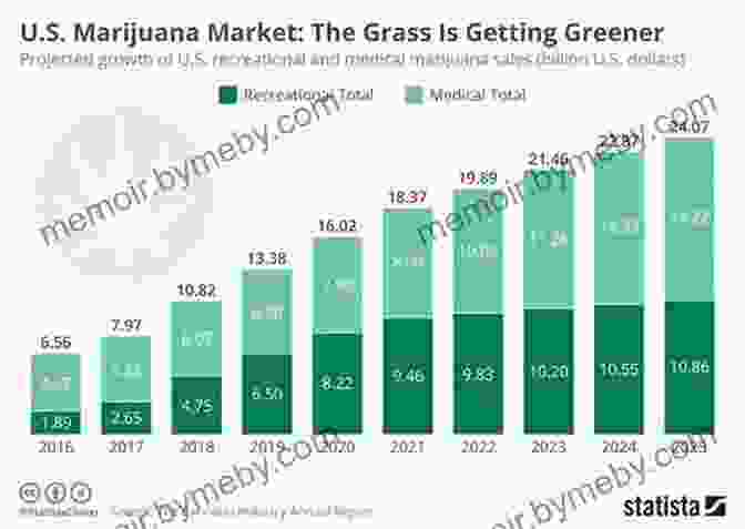 Infographic Showcasing The Growth Of The Marijuana Industry And The Potential Returns From Investing In Pot Stocks. Marijuana Stocks For Beginners: How To Invest In The Booming Pot Stock Market For A Big Profit