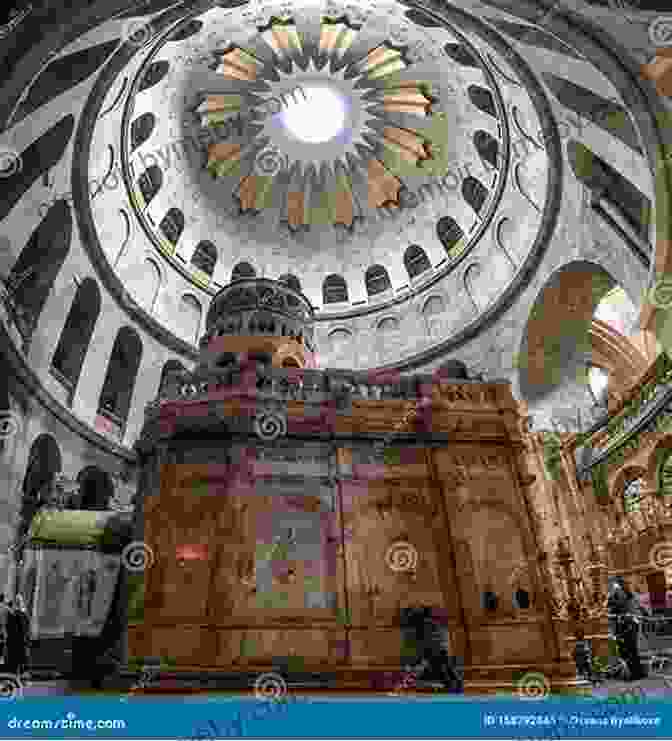 Interior View Of The Church Of The Holy Sepulchre, Showcasing Its Intricate Architecture And Golden Dome. Experiencing The Land Of The Book: A Life Changing Journey Through Israel