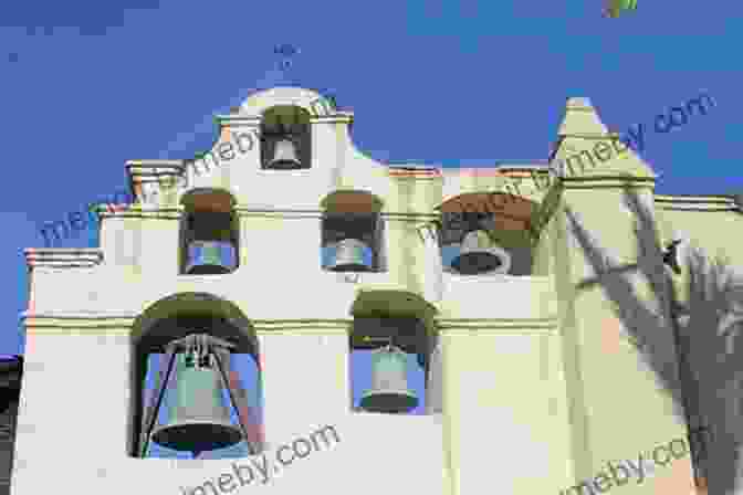 Mission San Gabriel, A Majestic Mission With Its Iconic Bell Tower And Arched Colonnade Under A Clear Blue Sky. Mission San Gabriel: For Kids (California Missions 8)