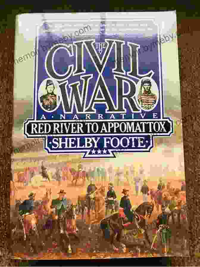 Red River To Appomattox Book Cover With A Vintage Map Of The United States During The Civil War The Civil War: A Narrative: Volume 3: Red River To Appomattox (Vintage Civil War Library)