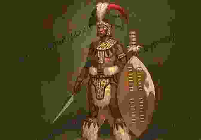 Shaka Zulu In Regal Attire, Wielding His Assegai And Shield. The Assassination Of King Shaka: Zulu History S Dramatic Moment