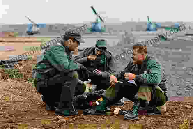 Soldiers Relaxing And Eating Around A Campfire. DIARY OF A NAPOLEONIC FOOT SOLDIER