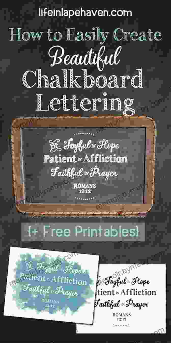 Step By Step Guide Demonstrating The Techniques For Creating Chalkboard Letters, From Creating A Base To Adding Flourishes. Chalk Art And Lettering 101: An To Chalkboard Lettering Illustration Design And More Ebook