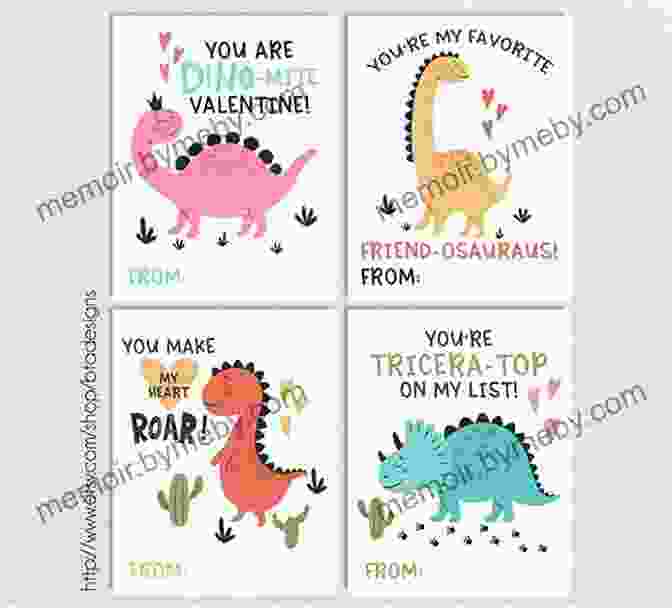 The Dinosaurs Valentine Day Book Cover The Dinosaurs Valentine S Day: Picture For Preschoolers Toddlers Ideal For Ages 2 6