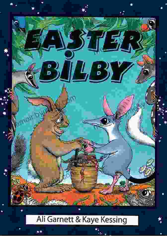 The Easter Bilby Book Cover Featuring A Bilby With Easter Eggs The Easter Bilby Angie D Watson